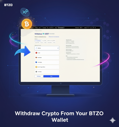 withdraw crypto on btzo