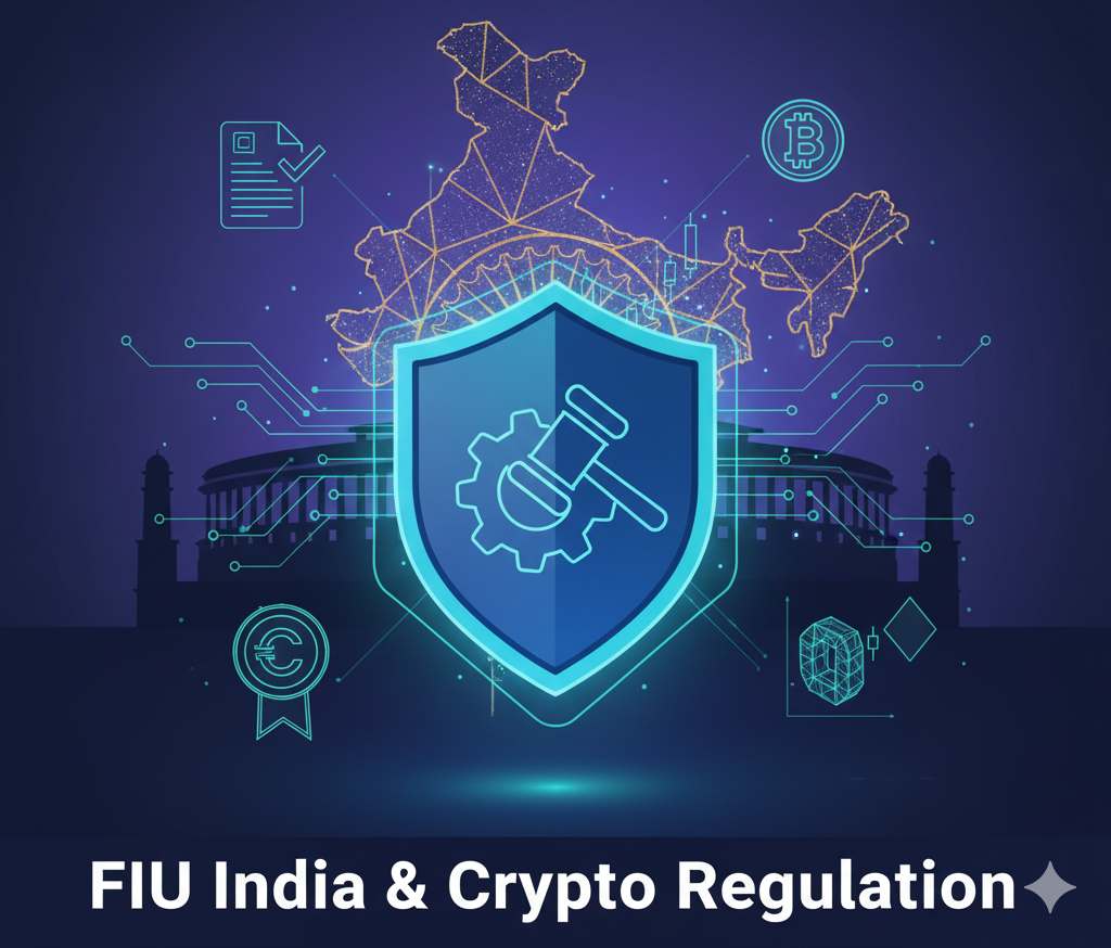 FIU India regulating crypto exchanges – compliance and monitoring illustration