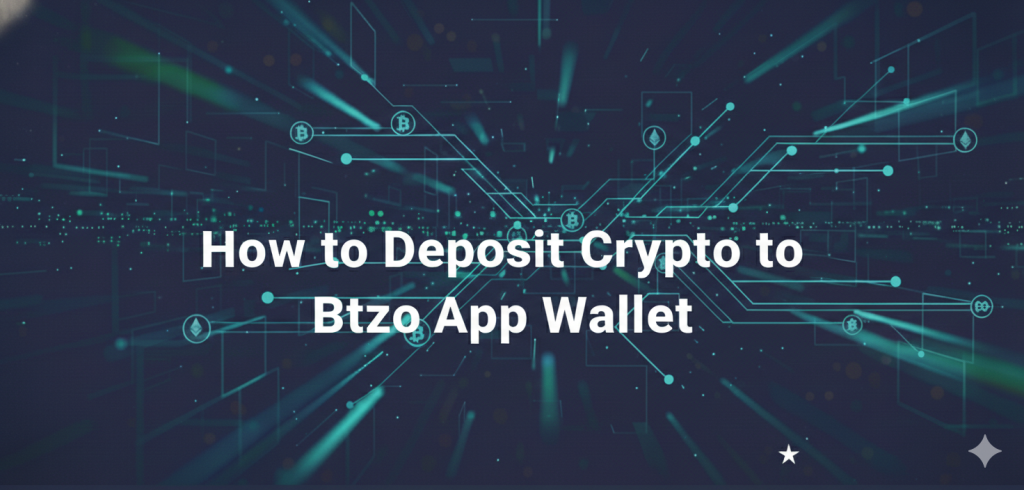 deposit crypto on btzo app