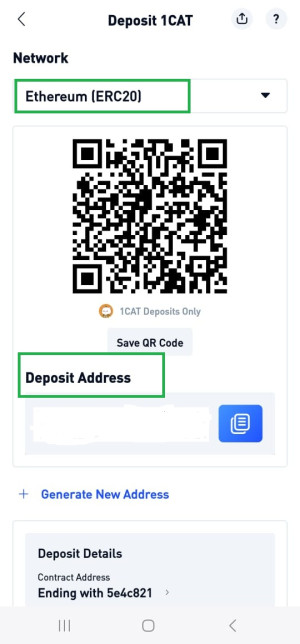 selecting network on btzo app