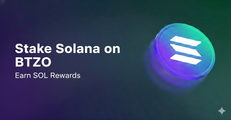 staking solana on btzo step by step