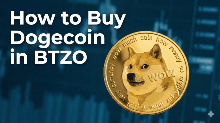 Buying Dogecoin (DOGE) on BTZO exchange