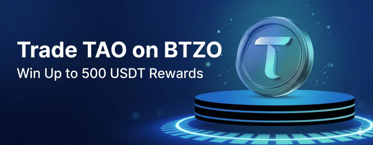 Trade TAO on BTZO exchange and win up to 500 USDT trading rewards